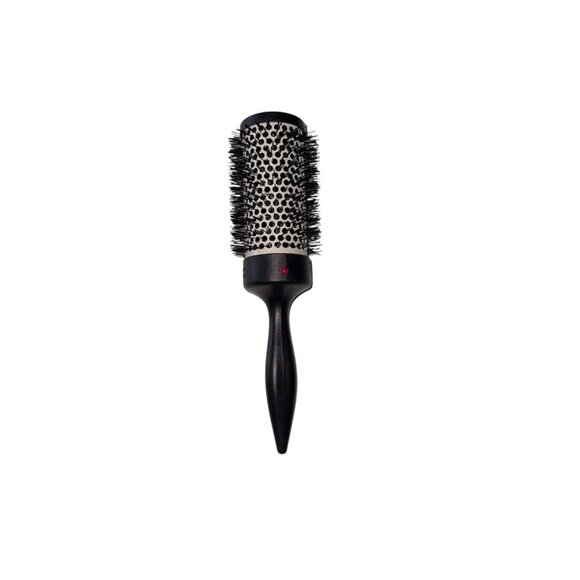 Denman D76 The Thermoceramic Hot Curl Hair Brush Large Black Silver Bristles NEW